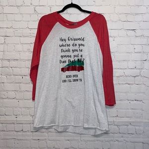 Next Level Apparel 3/4 sleeve Baseball T shirt